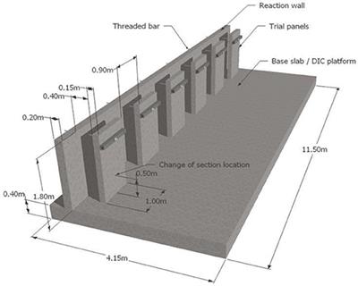 Large Scale Application of Self-Healing Concrete: Design, Construction, and Testing